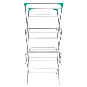 Séchoir pliable pour vêtements Séchoir à linge Séchoir à serviettes 3 couches 14m 21m Outils Multifonctionnel <span class=keywords><strong>Pas</strong></span> <span class=keywords><strong>Cher</strong></span> Intérieur et Extérieur - Product Image 3