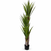 Plante artificielle en sisal, agave, 170 cm de haut, faux arbre de yucca, plante artificielle réaliste, sans arrosage, décoration pour la maison, le bureau, le salon