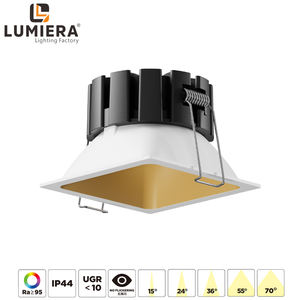 Downlights ambientales LED 4x4 9 pulgadas agujero fuerte 12W20W30W CCT techo empotrado iluminación puntual para Hotel Villa foco hogar Oficina - Product Image 2