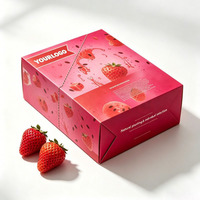 Boîte en papier personnalisée avec logo pour barres protéinées, barres chocolatées, snacks aux cacahuètes surgelés 400g – Emballage alimentaire