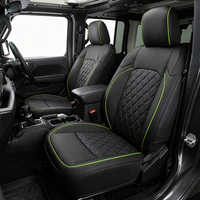 Fundas de Asiento de Coche Personalizadas GANE, Exclusivas, Completamente Cerradas, de Cuero Nappa, para Subaru, Ford, GMC, Jeep Wrangler, Civic, para Todas las Estaciones