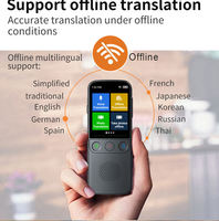Dispositif de traduction AI T10pro Mini en ligne, 138 langues, traducteur vocal instantané bidirectionnel, écran IPS 2,4 pouces, 5-7 heures d'autonomie