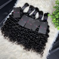 Cheveux vierges non traités de qualité supérieure à 100%, vente en gros de cheveux ondulés, cheveux vierges vietnamiens de couleur naturelle, cheveux bouclés vierges cambodgiens