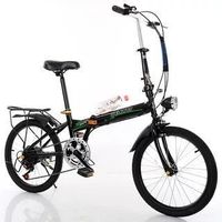 Bicicleta Plegable de 20 Pulgadas de una Sola Velocidad con Marco de Acero, Éxito de Ventas
