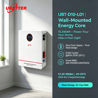 Batterie LiFePO4 200/400Ah 5-20kW pour stockage d'énergie solaire, 2026 Ubetter Indonésie, pour usage résidentiel, hors réseau/hybride, IP65 CAN
