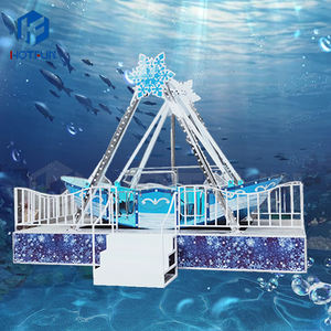 Intérieur/Extérieur Enfants Mini Pirates Navire Amusement Manèges Neige Glace Thème Durable Métal à vendre - Product Image 1
