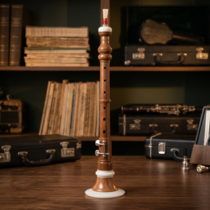 Conteneur à billes en bois de marron, 1 clé avec moulinet - Product Image 3