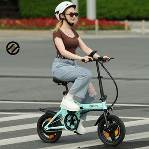 Vélo électrique pliant et <span class=keywords><strong>compact</strong></span> de 14 pouces avec batterie de 9Ah, vélo électrique pliable léger - Product Image 3