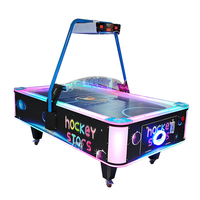 Machine de jeu d'arcade de hockey pour enfants et adultes Machine de jeu à billets à pièces Table de hockey sur air en bois