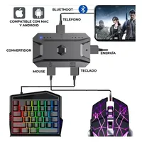 Telefonda veya Tablette Klavye ve Fare Kullanımı için Oyun Tetikleyici Adaptörü, ABS Malzeme, Mobil Oyunlar için Kompakt Tasarım, Co