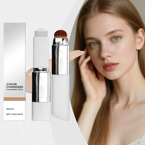 Long-Wearing Dual-Ended Color Changing <b>Foundation</b> Stick with Korean Skin Care Benefits for Seamless Natural Makeup - Product Image 1