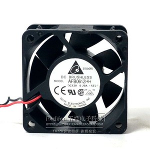 เดลต้า AFB0612HH 60 มม. 12V 0.20A DC พัดลมเซิร์ฟเวอร์แบบไม่มีแปรงถ่าน ลูกปืน - Product Image 1