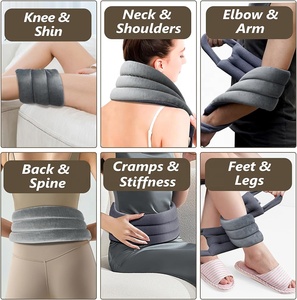 Nouveau produit compresse chaude pour le corps <span class=keywords><strong>de</strong></span> graines <span class=keywords><strong>de</strong></span> <span class=keywords><strong>lin</strong></span> coussin <span class=keywords><strong>chauffant</strong></span> micro-ondable pour le cou et les épaules enveloppement <span class=keywords><strong>de</strong></span> cou chauffé au micro-ondes - Product Image 4