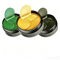 Organische Koreaanse Peptide Hydrogel Oogpatches met Collageen voor Totale Oogcontourverzorging Bulk ROZE Oogmasker OEM