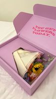 Boîte cadeau florale surprise personnalisée pour les fêtes, impression couleur, design pliable pour la Saint-Valentin, boîte d'expédition en carton ondulé