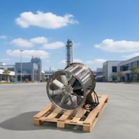 Industrieller Elektrischer 220V/380V AC Explosionsgeschützter Axialventilator Freistehend Edelstahlflügel 600mm Kugellager OEM/ODM