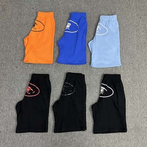 Pantaloncini CRTZ RTW 100% Artigianali di Alta Qualità con Stampa Logo Grande in Cotone Pesante, Pantaloncini Terry Corteizy Estivi Casual Stile Hypebeast - Product Image 1