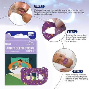 30 <span class=keywords><strong>Bandes</strong></span> Buccales Anti-Ronflement pour Adultes par Boîte - Bande Adhésive Professionnelle pour Corriger la Respiration Buccale et Améliorer le Sommeil - Product Image 4