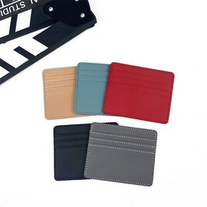 กระเป๋าสตางค์หนัง PU ลายหนังวัวนิ่ม Pofeis แบบบาง ป้องกัน RFID สำหรับใส่บัตรเครดิตอเนกประสงค์ สำหรับผู้ชายและผู้หญิง ใส่บัตรประชาชนในกระเป๋า - Product Image 3