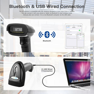 NETUM Factory Product Blue Tooth 1D CCD Escáner de código de barras Manos libres Código de barras Lector de código de barras - Product Image 5