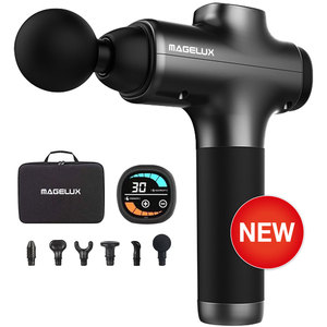 Pistola De Masaje muscular De percusión Fascial, masajeador Corporal De estimulación deportiva personalizada, De tejido profundo