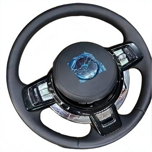 Conjunto de Volante de Cuero Negro Púrpura, Apto para Volante de Rolls Royce Phantom y Rolls Royce Ghost, Mejora del Interior - Product Image 6