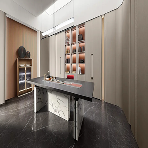 Mueble de <span class=keywords><strong>TV</strong></span> de Madera Personalizado Balom, Mueble de Almacenamiento Bajo y Largo <span class=keywords><strong>para</strong></span> Sala de Estar, <span class=keywords><strong>Muebles</strong></span> <span class=keywords><strong>para</strong></span> Apartamento - Product Image 2