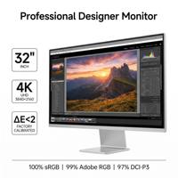 Moniteur 4K UHD 32 pouces 3840x2160 avec dalle IPS originale 97% DCI-P3 pour la conception graphique professionnelle – Vente en gros