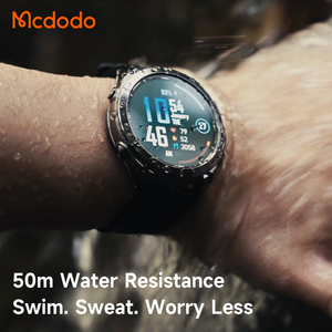 Montre connectée de sport Mcdodo 735 pour activités de plein air, écran AMOLED 1,43 pouces, plus de 100 modes sportifs, étanche <span class=keywords><strong>5</strong></span> <span class=keywords><strong>ATM</strong></span>, batterie 550 mAh, 15 jours d'autonomie en appel et suivi de la santé - Product Image 5