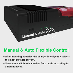 Многофункциональное умное зарядное устройство S4 Plus V2.0, 4 слота, 3 А, зарядное устройство, быстрая зарядка для перезаряжаемых литий-ионных/никель-металлогидридных/никель-кадмиевых аккумуляторов - Product Image 3