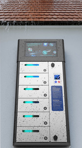 Y2 Power <span class=keywords><strong>ZEN</strong></span> Pro, casier de recharge pour télé<span class=keywords><strong>phone</strong></span> ultra-fin à <span class=keywords><strong>6</strong></span> baies, station de recharge extérieure avec écran publicitaire de 14 pouces pour les conférences - Product Image 5