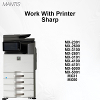 Cartouche de toner compatible MANTIS pour Sharp MX50 pour la série Africa MX MX-4100N/MX-4101N/MX-5000N/MX-5001N