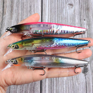 WEI 13cm/18.5g 9 Cores Flash Escalas Bionic Isca Flutuante Minnow Isca De Pesca Artificial Isca De Pesca Dura - Product Image 2