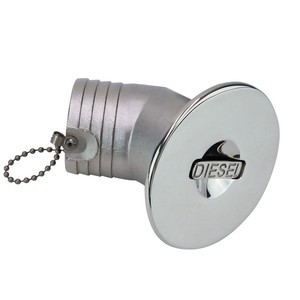 Shanghang Yeni Tekne Yakıt GAZ DİZEL SU Deposu Doldurma/güverte Doldurma Aparatı Açılı Boyunlu Anahtarsız Kapak Ayna Cilalı Gümüş 316 Denizcilik Kolay - Product Image 2