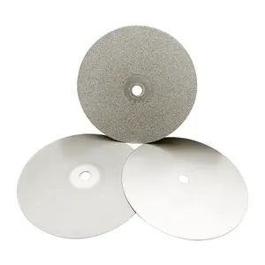 Disque de meulage diamant de 200mm, disque diamant galvanisé de 8 pouces pour le polissage des pierres précieuses