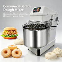 Équipement de cuisson professionnel multifonctionnel Mélangeur de pâte industriel 20L Mélangeurs d'aliments pour pain à gâteau/Mélangeur sur socle 30L