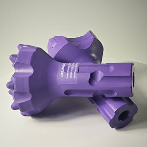 مثقاب DTH من تصميم DrillMore الروسي، مقاس 130-130 مم، من الفولاذ الكربوني، أداة حفر متينة مصنوعة بالطرق، لتعدين الفحم، يعمل بضغط هواء منخفض/عالي - Product Image 2