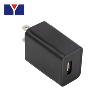 Cargador USB para Reloj Inteligente Mini, Certificado OVP SCP, 5V 1A, Enchufe Estadounidense, Adaptador de Cámara Móvil Eléctrica con Certificación CE FCC ETL