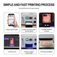 Impresora Plana UV de Inyección de Tinta Automática A3/A4/A5, Modelo F1080-A1, Cabezal de Impresión de 2400 DPI, 1 Año de Garantía, para Carcasas de Teléfono