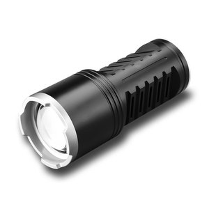 S2302 ไฟฉาย LED แบบชาร์จไฟได้ 5.55 นิ้ว ซูมแบบยืดหดได้ อลูมิเนียมอัลลอยด์สำหรับใช้งานกลางแจ้ง - Product Image 2