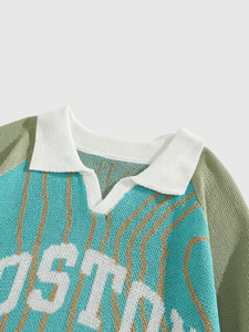 Tùy Chỉnh Người Đàn Ông Giản Dị Của Đan Ngắn Tay Áo T-Shirt 100% Cotton Jacquard Mô Hình Thiết Kế Mùa Hè Đan Ngắn Tay Áo Áo Sơ Mi Cho Nam Giới - Product Image 4