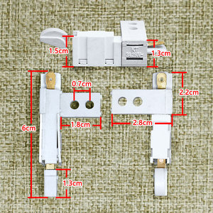Interrupteur de sécurité pour lave-linge, cuve de centrifugation, 1,5 cm, 1,3 cm, 6 cm, 2,2 cm, interrupteur de contact avec contacts métalliques - Product Image 1
