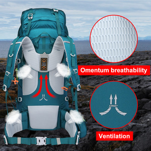 Mochila de montaña de moda de gran capacidad 55L + 5L con cubierta de lluvia para escalada al aire libre Camping Senderismo - Product Image 5