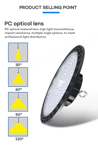 โคมไฟสูงสำหรับใช้ในโรงงานกระจายความร้อน100W 150W 200W 300W - Product Image 6
