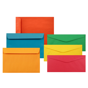 Wholesale Custom Kraft Paper Wallet & Gift <b>Envelopes</b> <b>Colorful</b> Designs Size S Made in China - Product Image 1