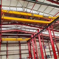 Pont roulant à double poutre pour levage industriel, équipement de 3 tonnes et 5 tonnes