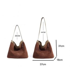 Sac à main de luxe pour femme en cuir de vache véritable et de mouton, sac bandoulière messager tendance été avec doublure en nylon - Product Image 6