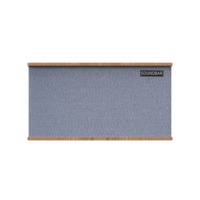 SR03 HIFI pour Enceinte de Bureau Active Sans Fil 2.0 Canaux, Technologie Grain de Bois, Design Étagère pour Home Cinéma USB