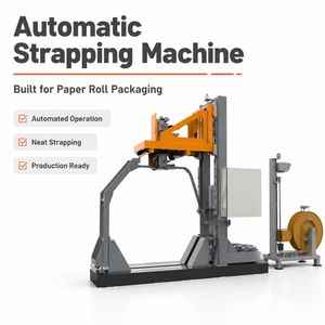 Auto <b>Running</b> Paper Reel Strapping <b>Machinery</b> With Uniform Tight Packing Performance For Paper Bales Strapping - Product Image 4