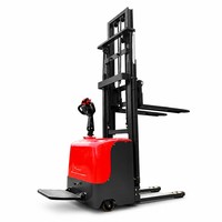 Chariot élévateur électrique intelligent 1,5T. Contrôleur intelligent, direction précise. Optimisé pour le stockage sur rayonnages à palettes.